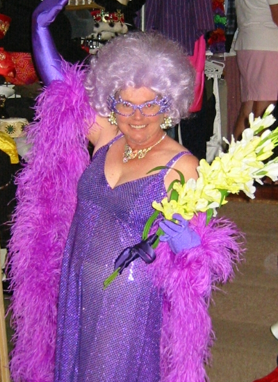 Dame Edna costume - Claremont Fancy Dress